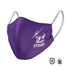 Load image into Gallery viewer, Melbourne Storm Face Mask - The Mask Life. Face Masks