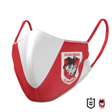 Load image into Gallery viewer, St George Illawarra Dragons Face Mask - The Mask Life. Face Masks