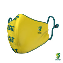 Load image into Gallery viewer, PRE ORDER - Cricket Australia Face Mask - National Team - The Mask Life. 
