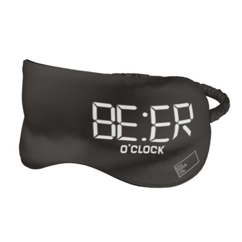 The Beer O'Clock Sleep Mask